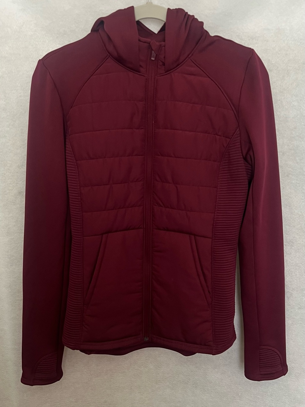 TEK GEAR Women's Quilted Hooded Athletic Jacket